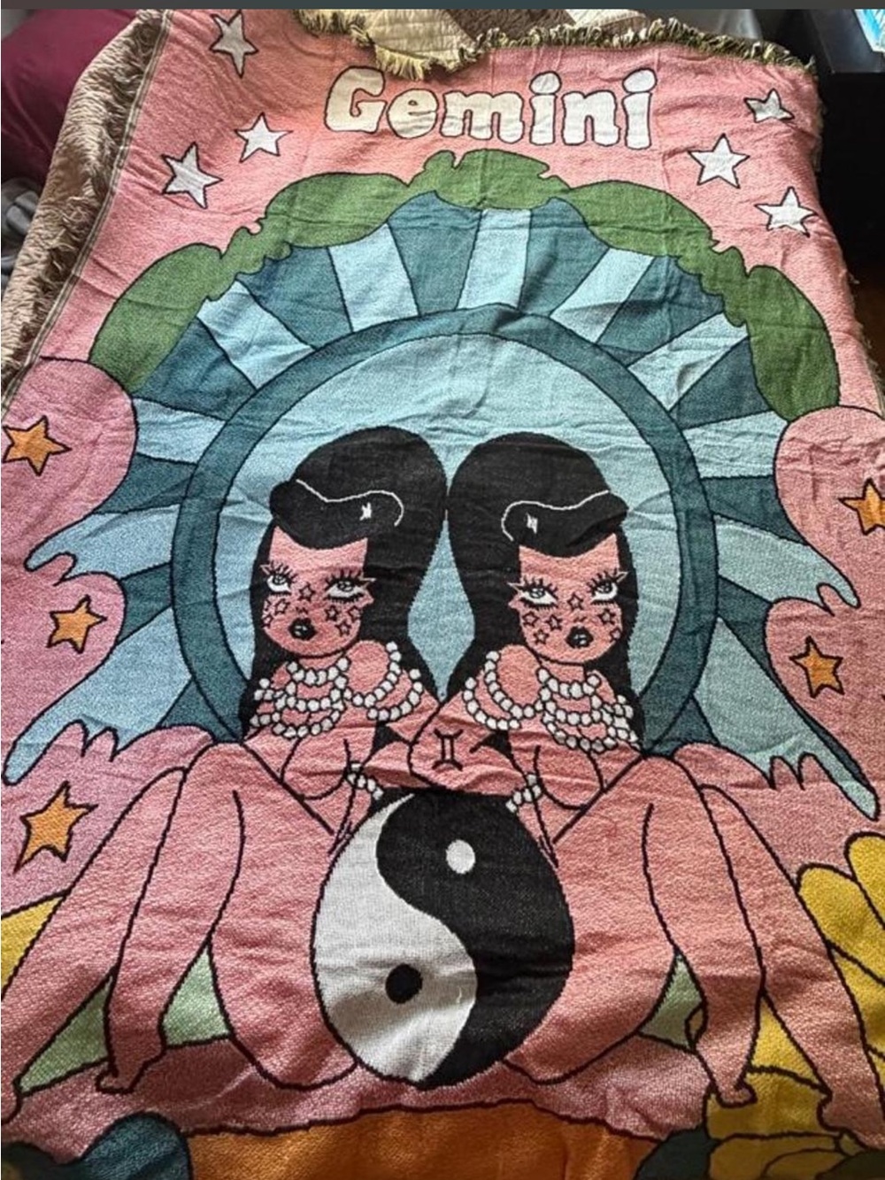 Valfre Gemini Zodiac Tapestry rare find
